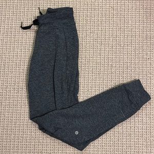 Lululemon ready to rulu heathered blue full length jogger size 2